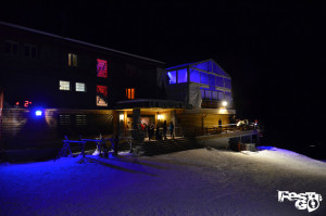 Le Mouton Noir en haut des pistes de ski